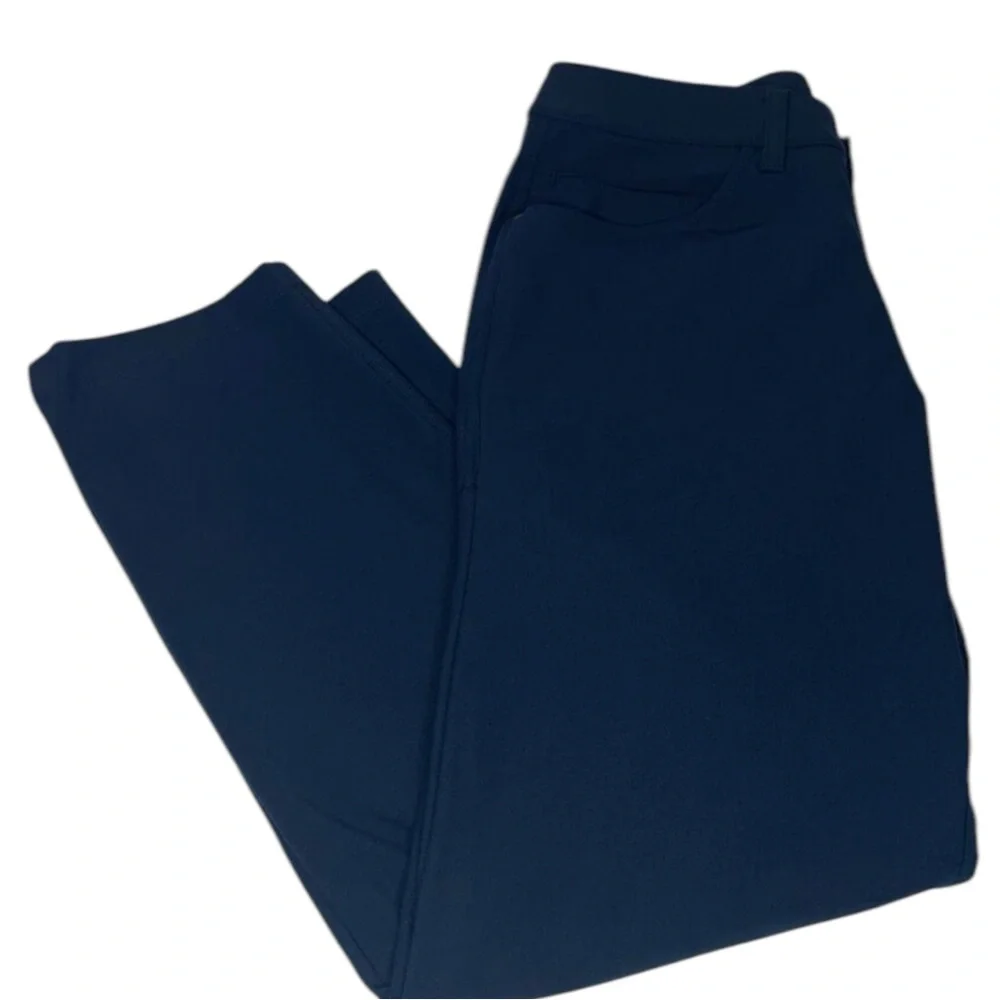LULULEMON Men’s ABC Pants in True Navy Size 34 x 29 -- PERFECT for Travel!!!